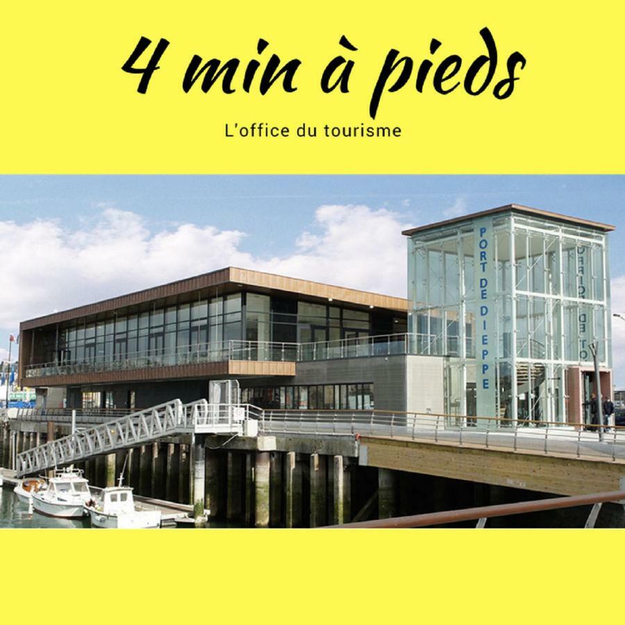 L'Etablissement La Plage A 2 Pas, Vous Propose 4 Appartements Neufs, Netflix, Lits Faits A Votre Arrivee, Serviettes De Toilette, Menage, Wifi, En Hyper Centre ,Plage A 100M, Box A Velos, Paiement 3 Fois Sans Frais, Prix Tout Compris Dieppe Eksteriør bilde